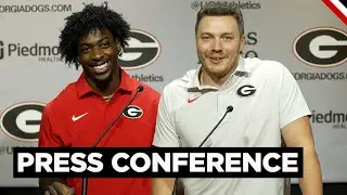 Georgia Football: Players Zachariah Branch and Brett Thorson Press Conference