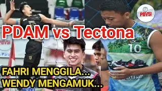 Terbaru FAHRY menggila WENDY mengamuk smifinal Pdam Bekasi vs Tectona Voly bal Kejuaraan  antar klub