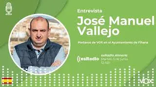 VOX Almer&iacute;a   📻 El portavoz de VOX en el Ayuntamiento de Fi&ntilde;ana, Jos&eacute; Manuel Vallej