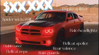 HOW MUCH MONEY IVE SPENT ON MY CHARGER!? EVERY MOD AND PRICE #dodge #charger #mods #challenger