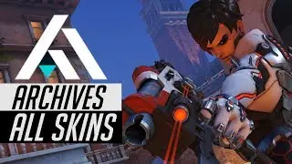 Overwatch All Archives 2018 Legendary Skins In-Game [Uprising/Retribution]