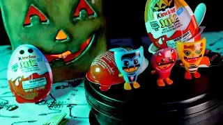 SNACK ATTACK!! Halloween Kinder Joy Eggs | 👻 13 Snacks of Halloween 🎃