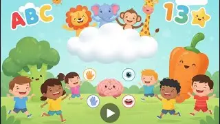 Baby all things like alphabet and vegetables and body parts