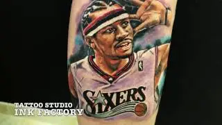 тату студия InkFactory Москва - Allen Iverson