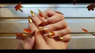 Acrylic Nails Steam Punk Design By Tara