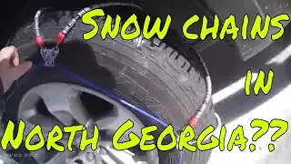 How do SCC Super Z6 Cable Tire Chains perform on ice? Grassy Mountain, Hickey Gap, STUCK!