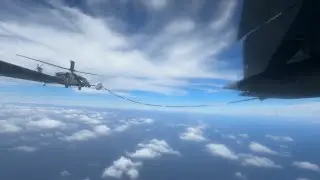 129th Rescue Wing Conducts Long-Range Overwater Rescue | California Coast #subscribe #history #usaf