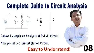 L-C Tuned Circuit Analysis | Worked Out Example RLC Circuit | Engineering Essentials