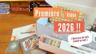 UNBOKING colis Journalsay - de quoi me remettre a 100% dans mon creative journal!!