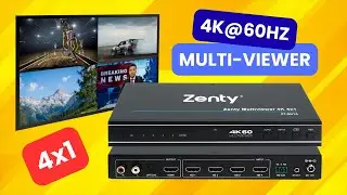 Лучший 4K@60Hz 4x1 мультипросмотрщик в 2026 году!