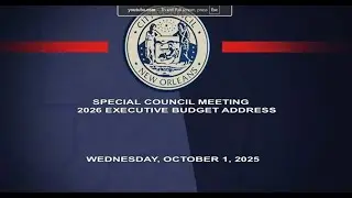 Gov-10-1 Special City Council 2026 Executive Budget Address Meeting