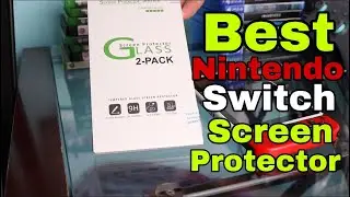 BEST UNDER 11$ Nintendo Switch SCREEN PROTECTOR! Unboxing, Review, & Install