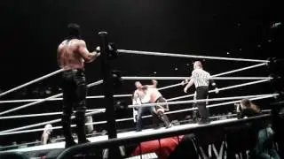 Seth Rollins & Dean Ambrose vs The Miz & Samoa Joe:WWE Live Tour Singapore