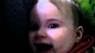 Baby laughing while listening to Hello Dolly