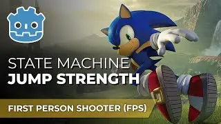 E15 - Jump Strength // Make An FPS in Godot 4