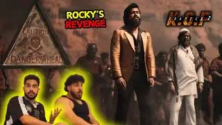 Rocky comes back for vengeance 🔥 | KGF Chapter 2 | Foreigners reaction
