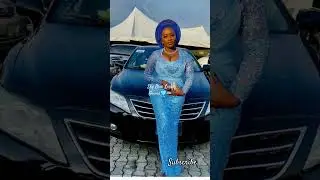 Sky Blue Lace Glam 🩵Is this your favorite shade of blue? #glamstyle #africanfashion #asoebistyles