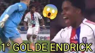 VEJA COMO FOI O PRIMEIRO GOL DE ENDRICK NO LYON HOJE😱