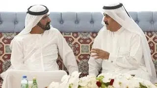 محمد بن راشد يزور حاكم أم القيوين