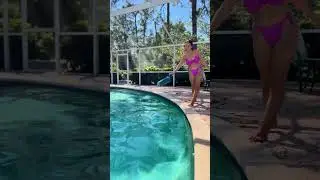 SWIMMING POOL HAVEN &ndash; Only a FLOATING DEVICE Away! #shorts #pools #cleanwater #poolchemistry