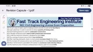 NEC LICENSE &bull; UNIT 5 &bull; REVISION CAPSULE &bull; 130+ EXAM QUESTION &bull; DESIGN OF STRCUTURES