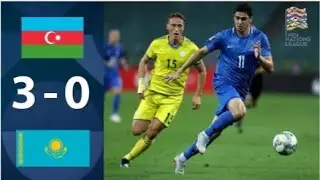 Azerbaijan vs Kazakhstan 3-0 Hіghlіghts & All Goals | UEFA Nations League 2022