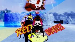Free Fire Montage | RED NUMBERS🥵  | Wahidz 999