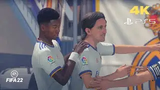FIFA 22 - Real Madrid vs Barcelona 6-4 derby game. | PS5 Gameplay [ 4K HDR ]