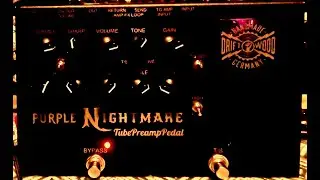 Fretless Halloween Treat: Driftwood Purple Nightmare + Onkel Harmonic Tremolo