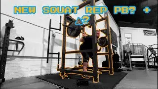 Offseason block 3 new squat rep PB but there&rsquo;s a lot of pressure