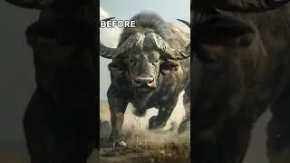 2025 wolf Vs 5000 bce wolf ancient creatures #viral #shortvideos #viralvideos
