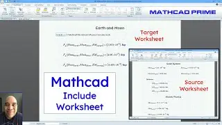 Mathcad Prime - Include Worksheet