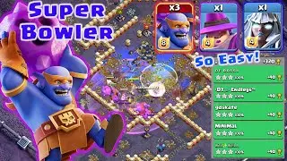 [COC] 17홀에서도 끄떡없다구요! 슈볼 스매시 🔥 | Super Bowler Smash | Road to Top 100 | Dec 2024