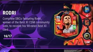 RODRI 98 BEXT XI SBC SOLUTIONS 📍 MADFUT 23