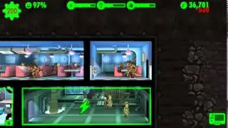 Fallout Shelter - Deathclaw attack