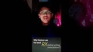 Why do doctors use the RX sign before writing a prescription|| #neet #doctor #contentcreator