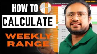 How to Calculate Weekly Range ! Nifty Weekly Range Calculate ! Market Range #ltpcalculator
