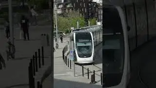Die neue Tram von L&uuml;ttich! #liege #tram #strassenbahn #&ouml;pnv #caf #wallonie