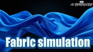 I Asked AI to Simulate Cloth Physics… This Is Too Real 😳  #Skorn