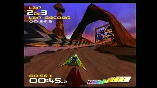 [PSX] Wipeout (PAL) - Arridos IV (Rapier) - 2:52.5