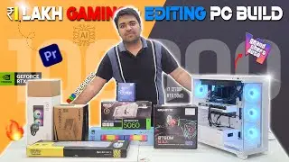 ₹1 LAKH Gaming & Editing WHITE PC Build with Core i7 & RTX 5060🤯