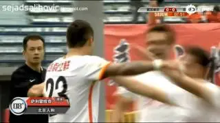 Sejad Salihović Goal | Wuhan Zall 1-2 Beijing Renhe (08.05.2016)