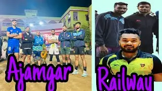 Ajamgar V/S Railway | FAST SEMI FINAL | Volleyball Tournament | SRK Mugni Shahbaj 🇮🇳