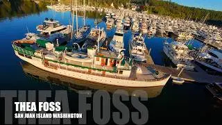 Thea Foss (1930) | Classic Motor Yacht in Roche Harbor | San Juan Islands | DJI Avata FPV 4K