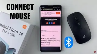How To Connect Bluetooth Mouse To Redmi Note 14 / 14 Pro+