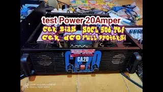 Test Power Socl 506 Tef Travo 20A | Cek Bias DCO