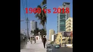 I.I Chundrigar Road Karachi Pakiatan 1960 vs 2018