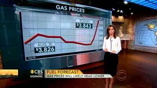 Gas prices will likely head lower