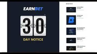 EOS 30 Day Notice EarnBet | EOS 21 Block Producers