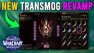 NEW Transmog SYSTEM in WoW Midnight: Outfits Auto-Switch EVERYWHERE!